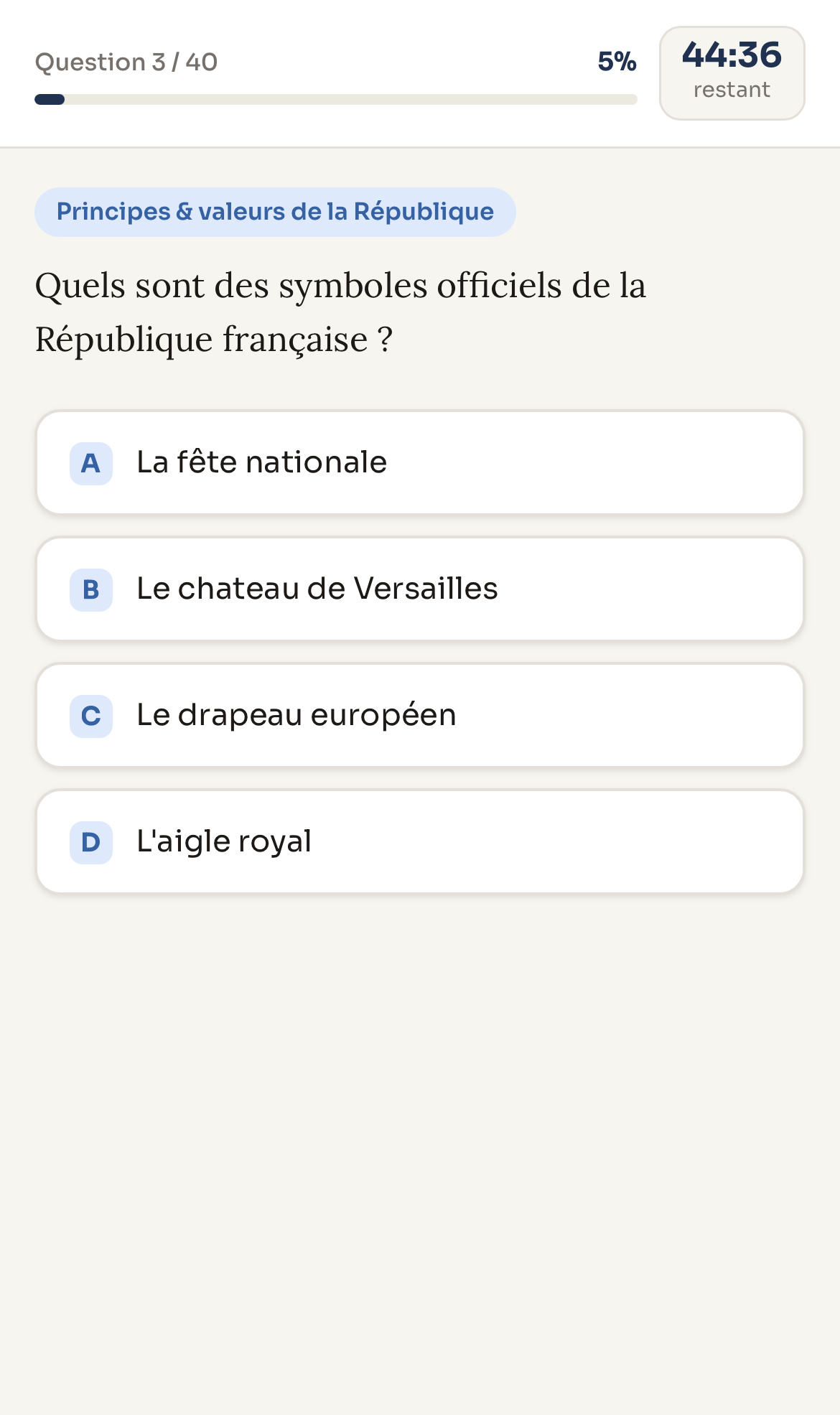 Simulation officielle
